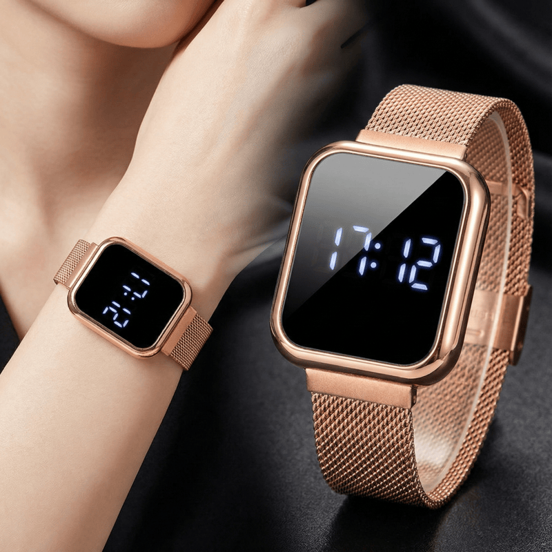 Luxury Watch Exchange - Orologi digitali rettangolari alla moda per