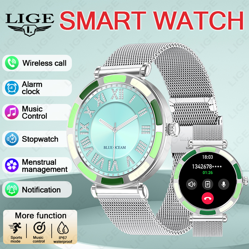 Luxury Watch On Wrist - LIGE Orologi intelligenti da donna di