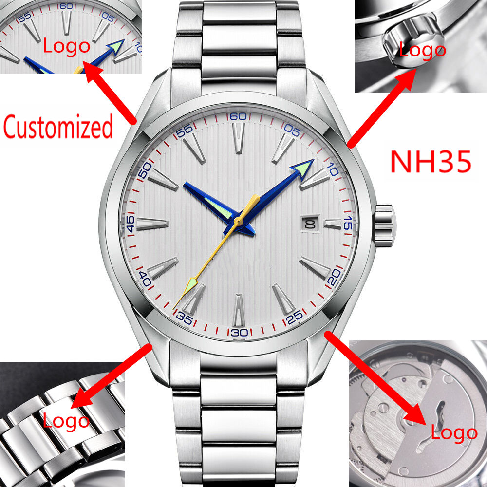 Luxury Watch Logos - Orologi Automatici da Uomo 41mm con