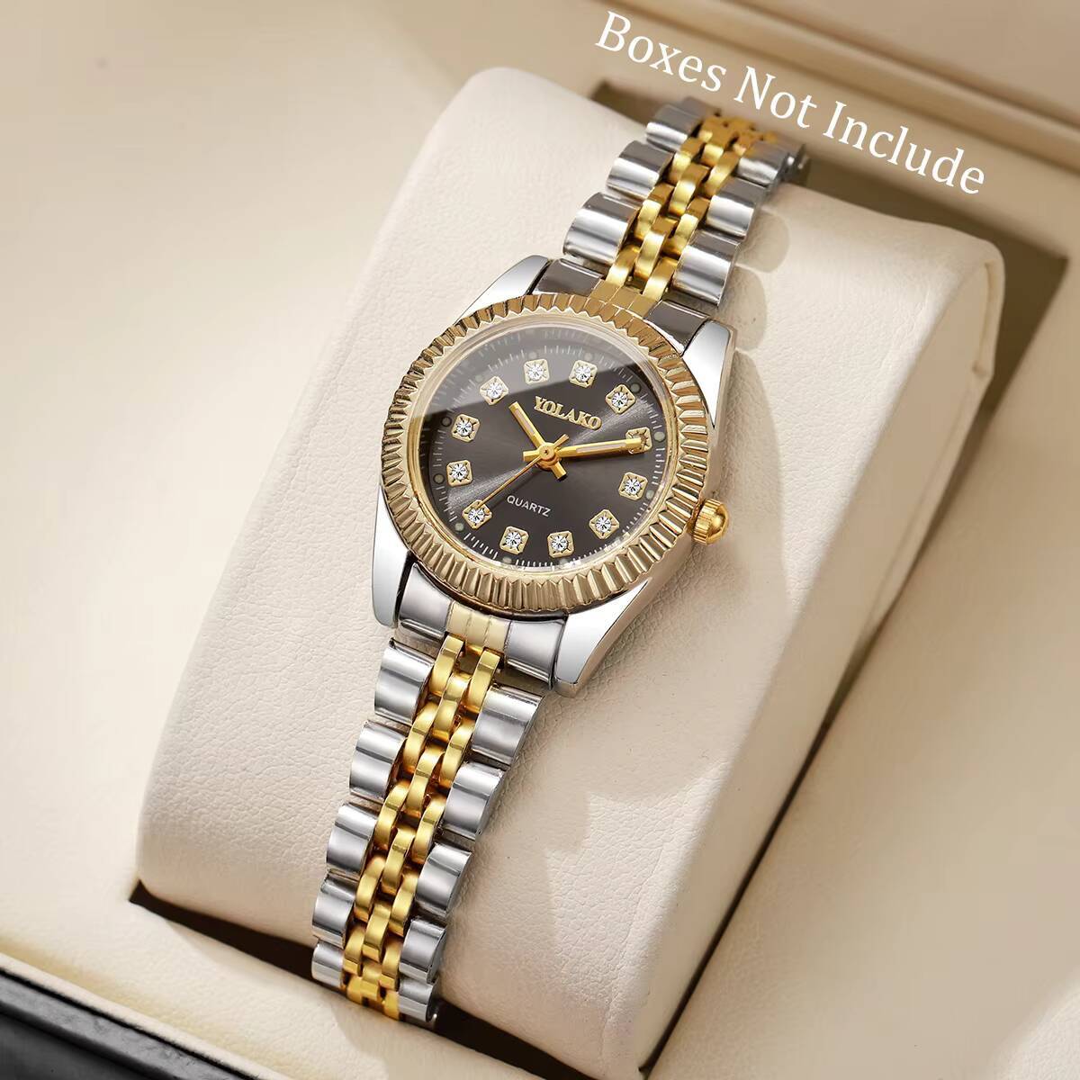 Luxury Watch Storage - Orologio da donna al quarzo con