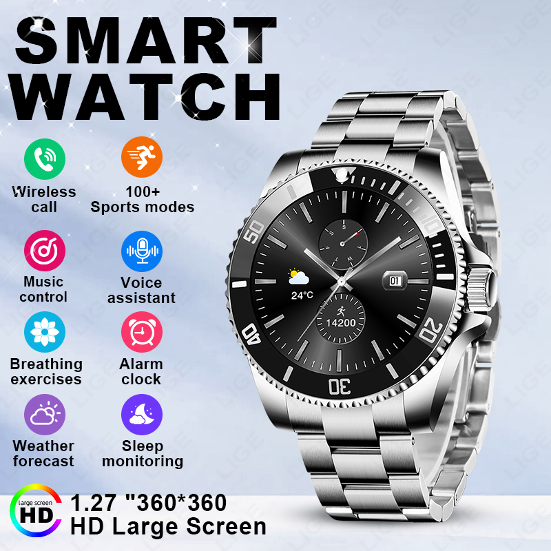 LIGE 2026 Smartwatch con Scher - Luxury Watch On Wrist recensione e prezzo