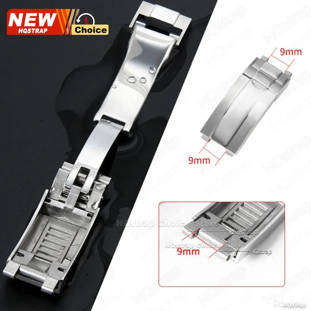 Fibbia pieghevole da 9 mm x 9  - Luxury Watch Logos recensione e prezzo