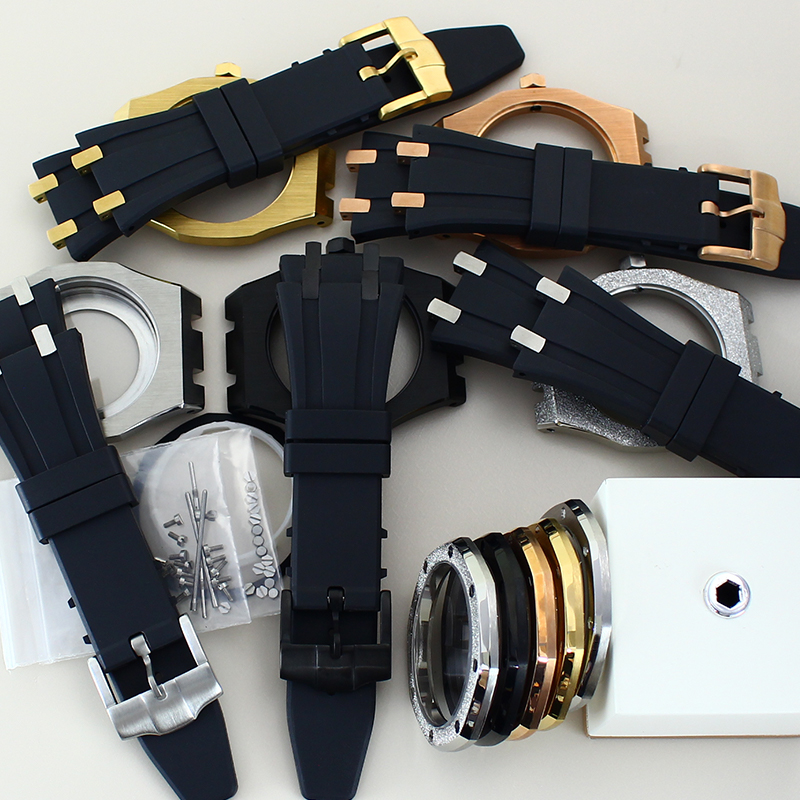argentato 41mm Custodie per or - Luxury Watch With Rubber Strap recensione e prezzo