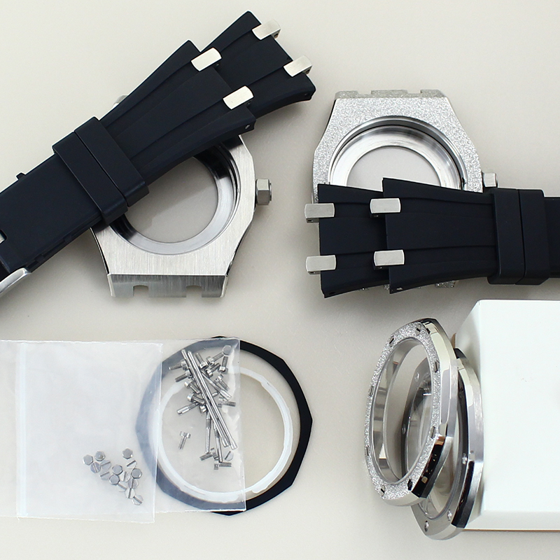 argentato 41mm Custodie per or - Luxury Watch With Rubber Strap recensione e prezzo