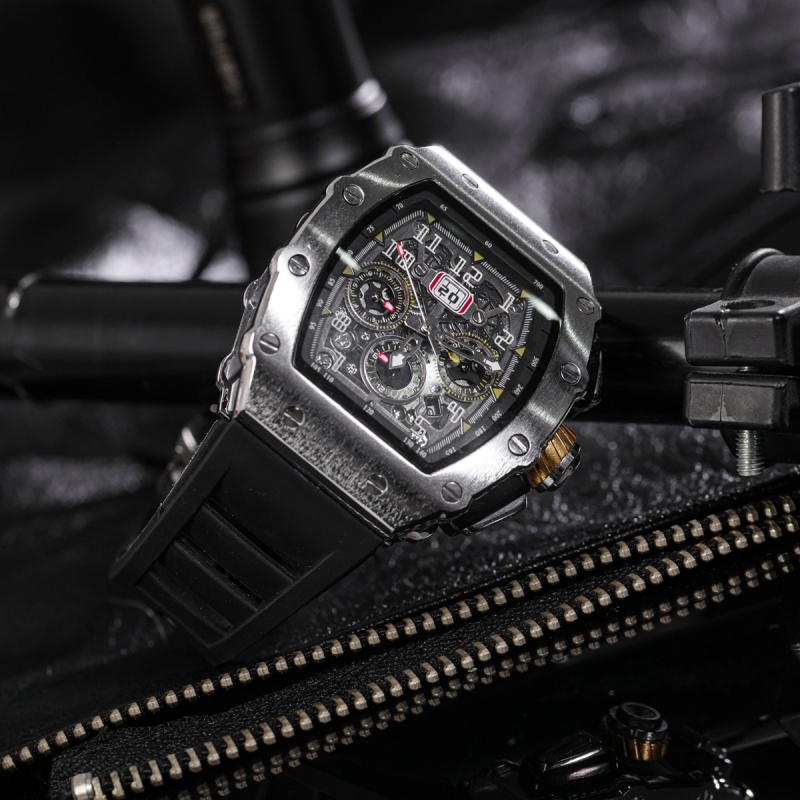 Orologio meccanico completamen - Luxury Watch With Rubber Strap recensione e prezzo